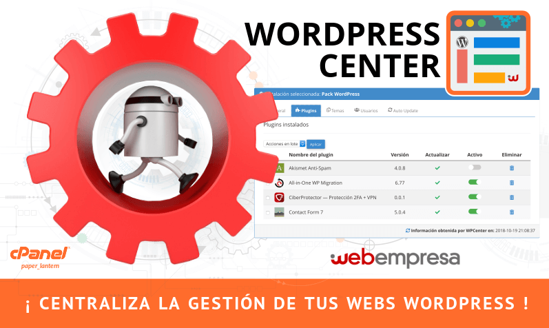 WPCenter para WordPress